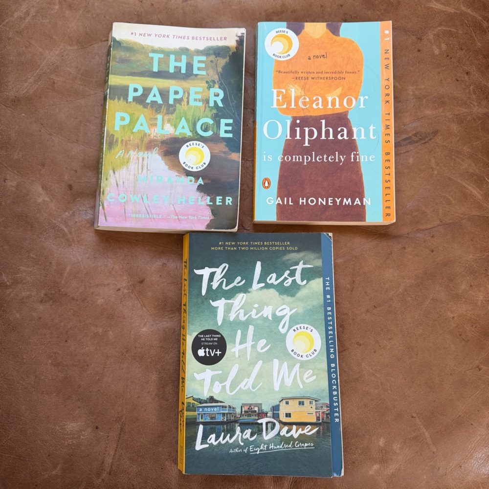 Lot of 3 Reese’s Book Club Novels Paperback Fiction Best Seller Laura Dave